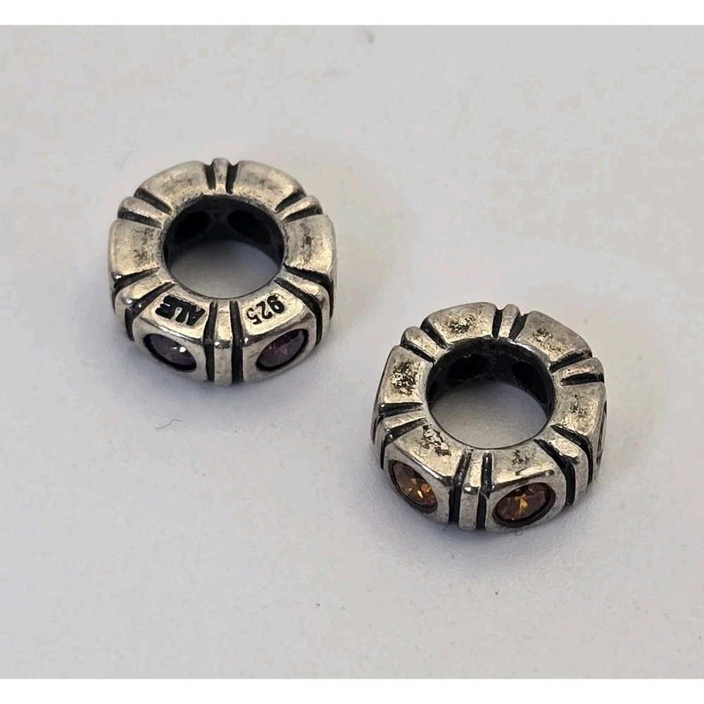 Pandora Sterling Silver Northern Lights Trinity Spacer Charms ALE 925 Lot - Picture 3 of 6
